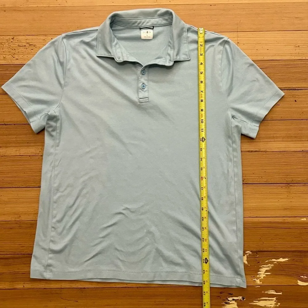 J. Crew performance polo shirt with COOLMAX technology. Size L.